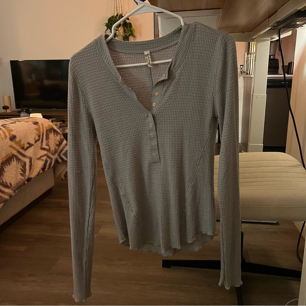 Free people thermal long sleeve size m